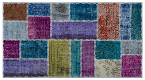 Apex Patchwork Unique Multi Naturel 25964 080 cm X 150 cm - 1