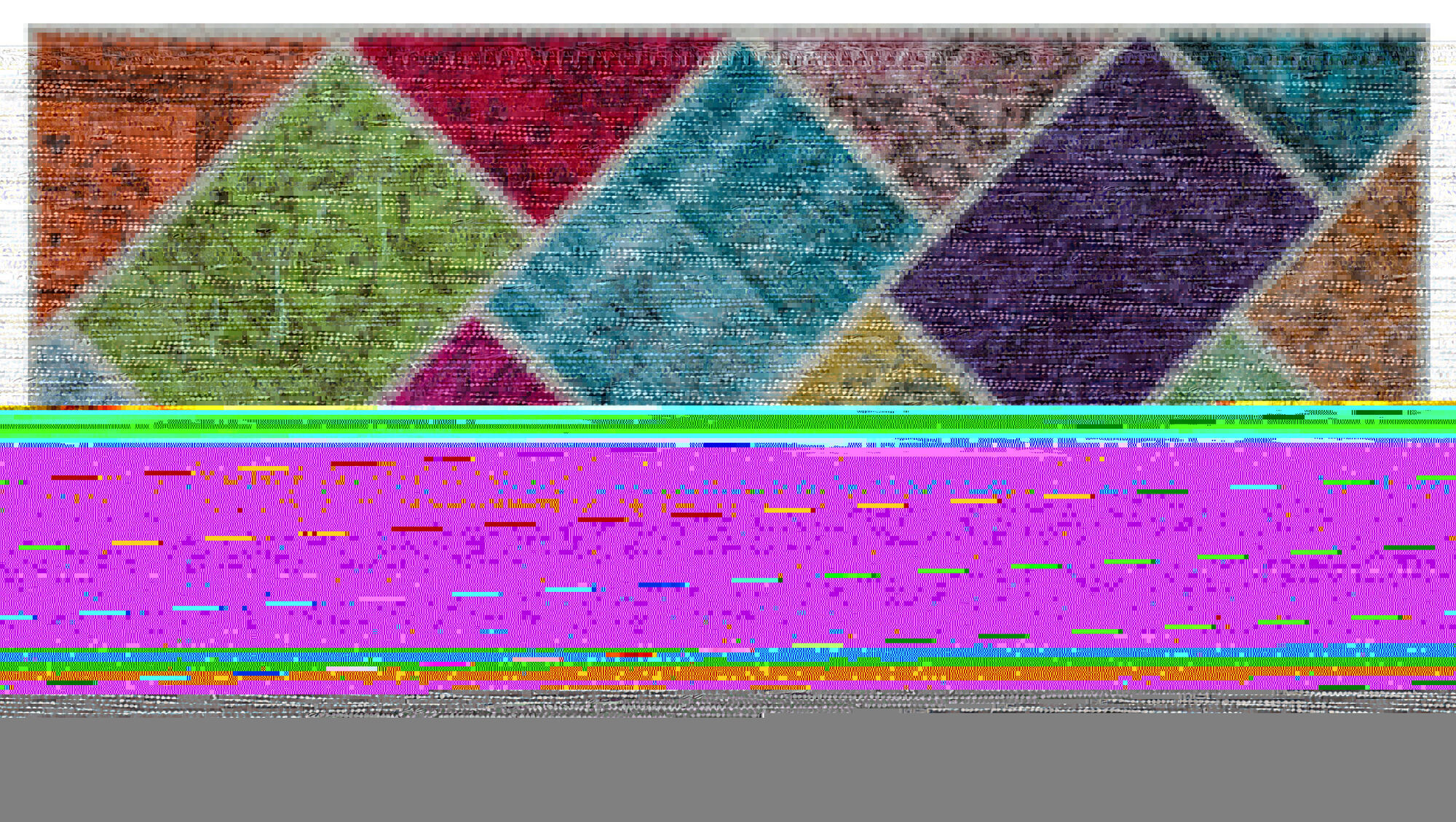 Apex Patchwork Unique Multi Naturel 25970 080 cm X 150 cm