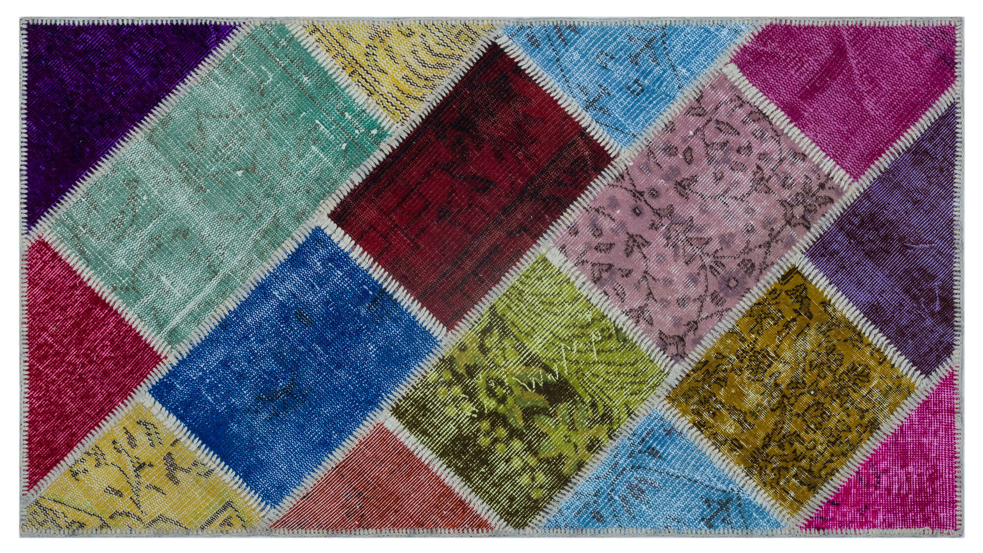 Apex Patchwork Unique Multi Naturel 25978 080 cm X 150 cm