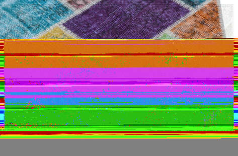 Apex Patchwork Unique Multi Naturel 25979 080 cm X 150 cm - 1