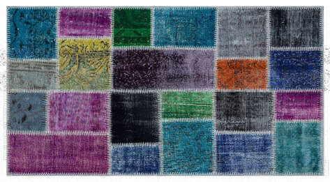 Apex Patchwork Unique Multi Naturel 26079 080 cm X 150 cm - 1