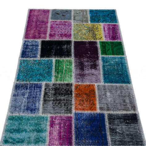 Apex Patchwork Unique Multi Naturel 26079 080 cm X 150 cm - 2