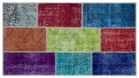 Apex Patchwork Unique Multi Naturel 26094 080 cm X 150 cm - 1