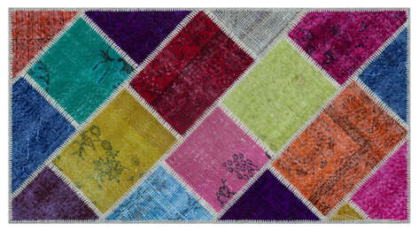 Apex Patchwork Unique Multi Naturel 26201 080 cm X 150 cm - 1