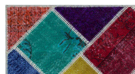 Apex Patchwork Unique Multi Naturel 26201 080 cm X 150 cm - 5