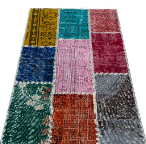 Apex Patchwork Unique Multi Naturel 26239 080 cm X 150 cm - 3