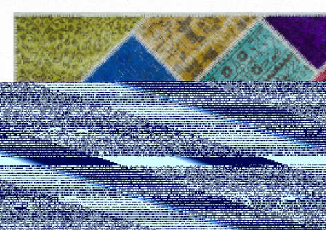 Apex Patchwork Unique Multi Naturel 26351 160 cm X 230 cm - 1