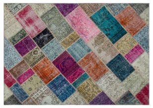 Apex Patchwork Unique Multi Naturel 26388 160 cm X 230 cm (1)