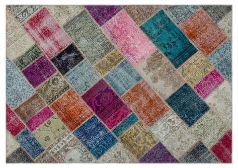 Apex Patchwork Unique Multi Naturel 26388 160 cm X 230 cm - 1