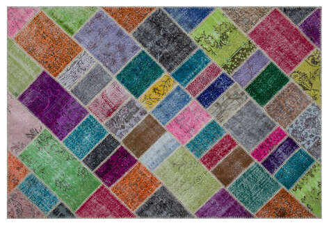 Apex Patchwork Unique Multi Naturel 26453 157 cm X 232 cm - 1