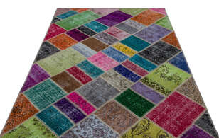 Apex Patchwork Unique Multi Naturel 26453 157 cm X 232 cm (3)