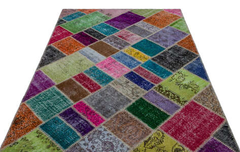 Apex Patchwork Unique Multi Naturel 26453 157 cm X 232 cm - 3