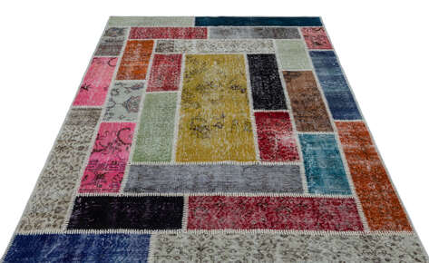 Apex Patchwork Unique Multi Naturel 26479 160 cm X 230 cm - 3