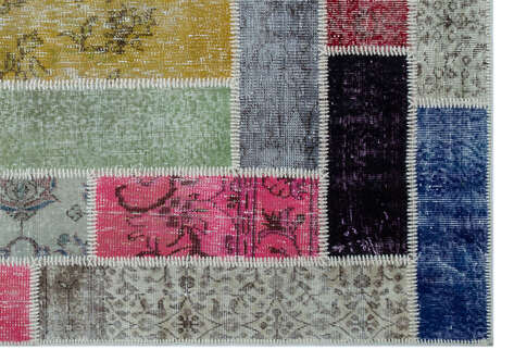 Apex Patchwork Unique Multi Naturel 26479 160 cm X 230 cm - 4