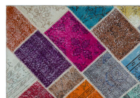 Apex Patchwork Unique Multi Naturel 26487 160 cm X 230 cm - 1