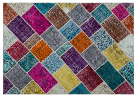 Apex Patchwork Unique Multi Naturel 26487 160 cm X 230 cm - 2