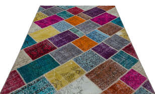 Apex Patchwork Unique Multi Naturel 26487 160 cm X 230 cm (4)