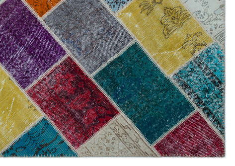Apex Patchwork Unique Multi Naturel 26487 160 cm X 230 cm - 5
