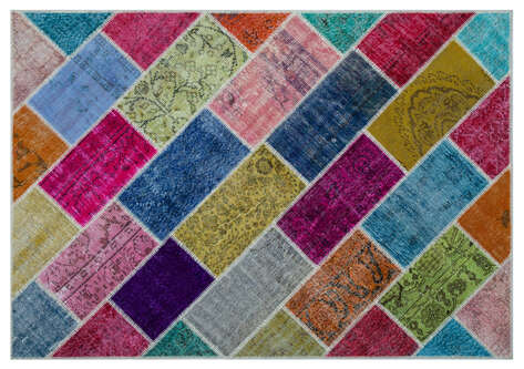 Apex Patchwork Unique Multi Naturel 26513 160 cm X 230 cm - 2