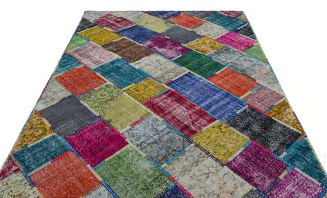 Apex Patchwork Unique Multi Naturel 26791 192 cm X 286 cm - 2