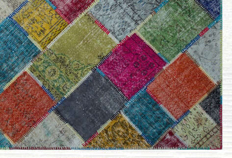 Apex Patchwork Unique Multi Naturel 26791 192 cm X 286 cm - 4