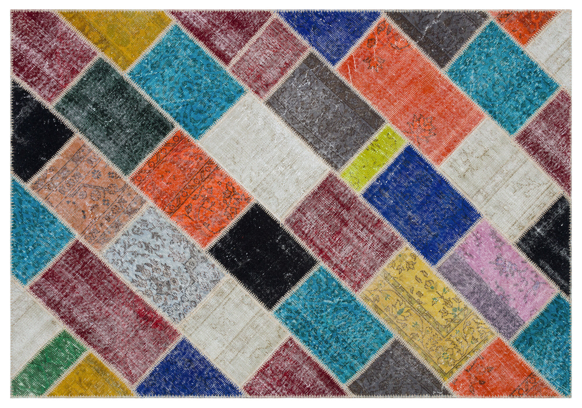 Apex Patchwork Unique Multi Naturel 29469 161 cm X 231 cm
