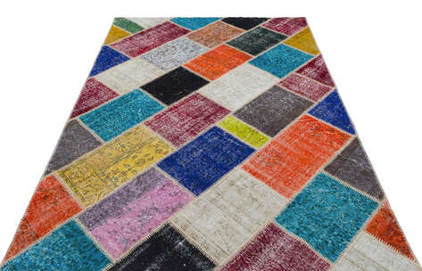 Apex Patchwork Unique Multi Naturel 29469 161 cm X 231 cm - 3