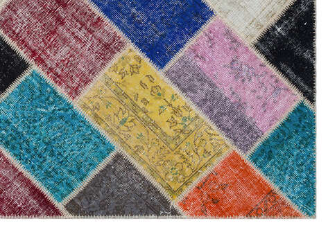 Apex Patchwork Unique Multi Naturel 29469 161 cm X 231 cm - 4