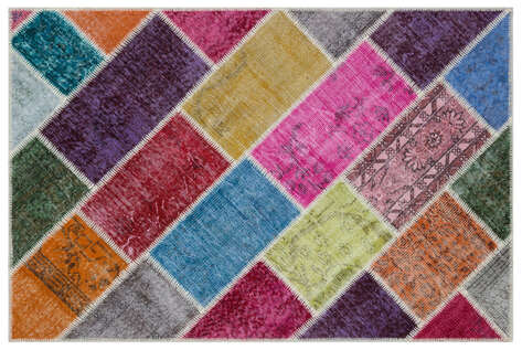 Apex Patchwork Unique Multi Naturel 31125 120 cm X 180 cm - 1