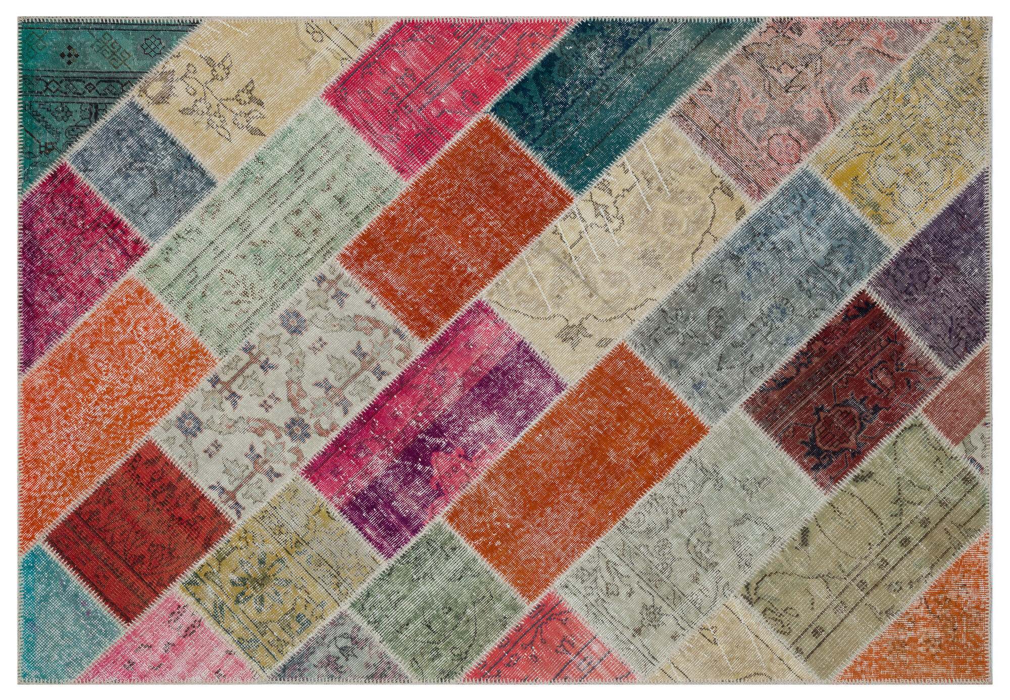 Apex Patchwork Unique Multi Naturel 31259 160 Cm X 230 Cm