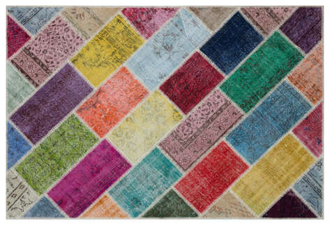 Apex Patchwork Unique Multi Naturel 31287 160 cm X 230 cm - 1