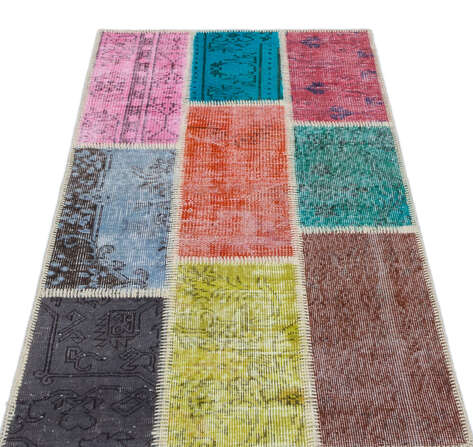 Apex Patchwork Unique Multi Naturel 31344 080 cm X 150 cm - 3