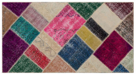 Apex Patchwork Unique Multi Naturel 31364 080 cm X 150 cm - 1