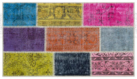 Apex Patchwork Unique Multi Naturel 31376 080 cm X 150 cm - 4