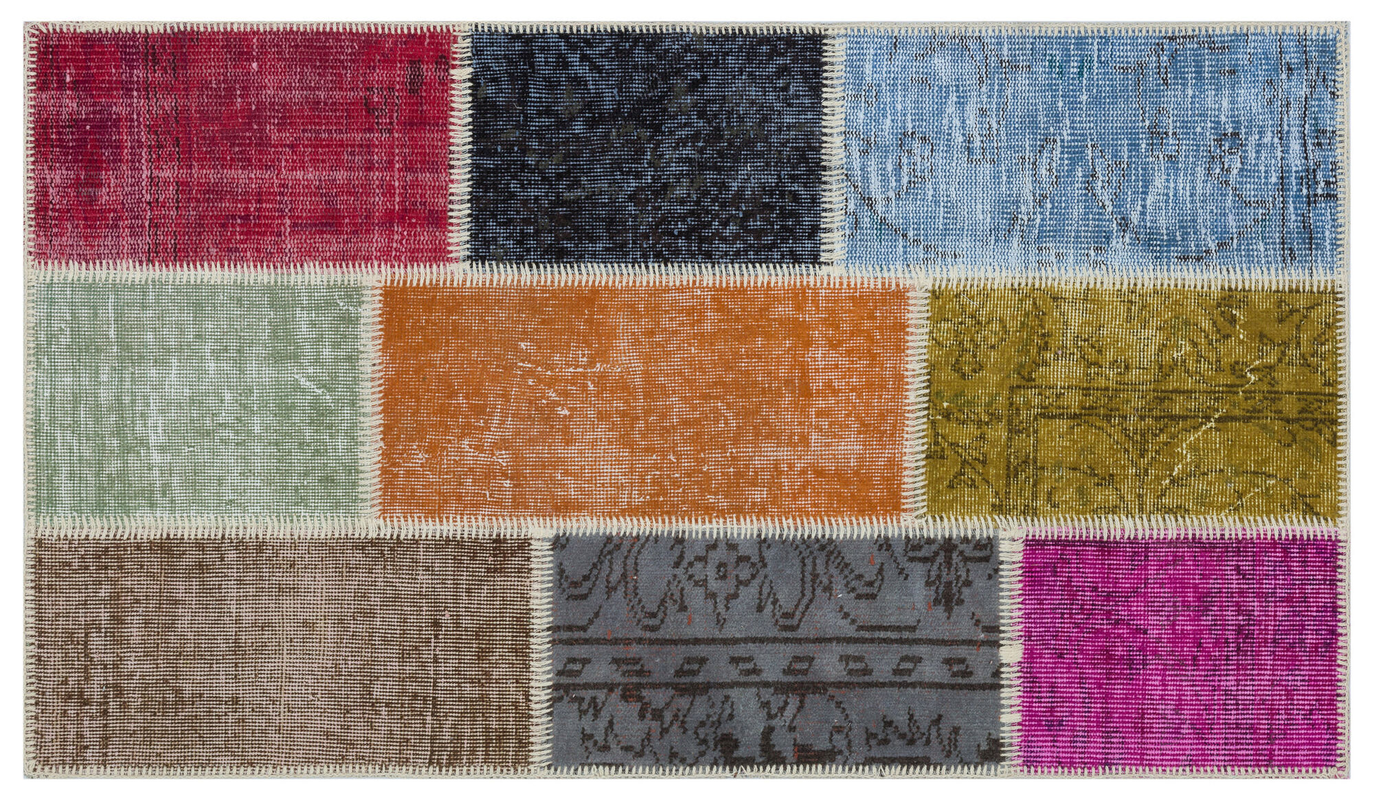 Apex Patchwork Unique Multi Naturel 31379 080 cm X 150 cm