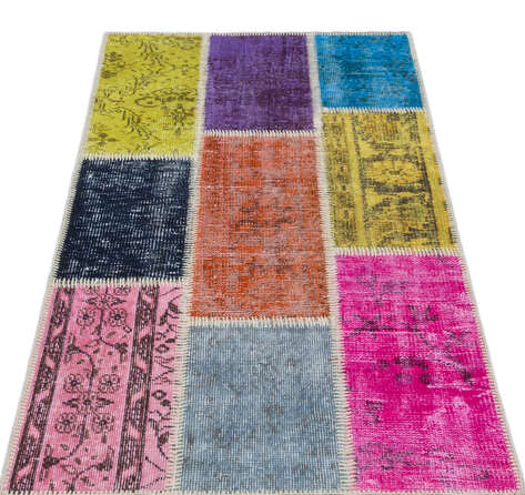 Apex Patchwork Unique Multi Naturel 31380 080 cm X 150 cm - 5