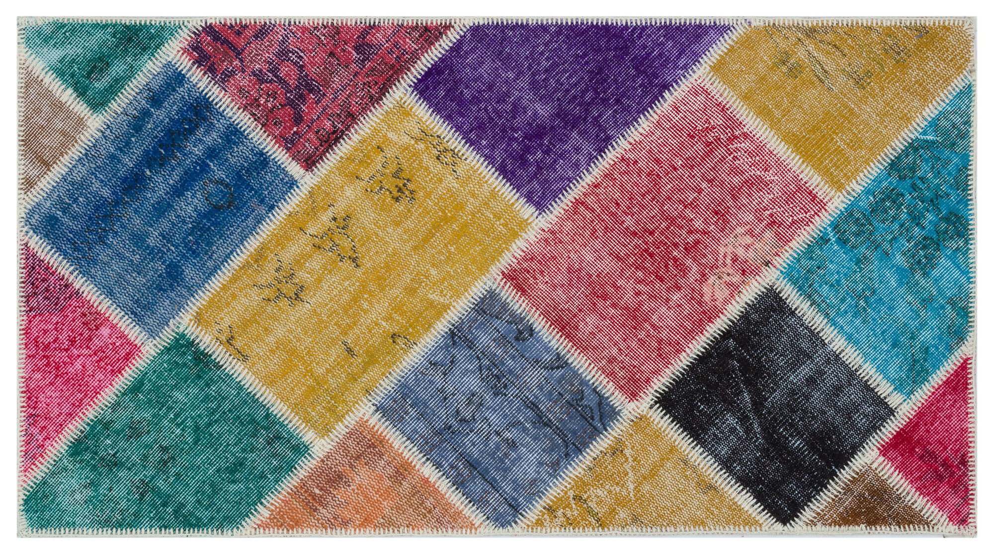 Apex Patchwork Unique Multi Naturel 31401 080 cm X 150 cm