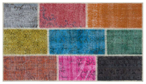 Apex Patchwork Unique Multi Naturel 31406 080 cm X 150 cm - 3