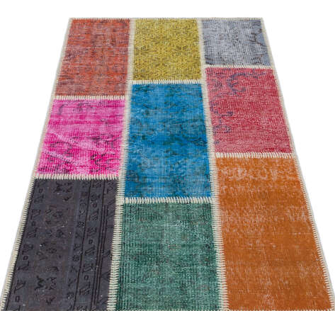 Apex Patchwork Unique Multi Naturel 31406 080 cm X 150 cm - 5