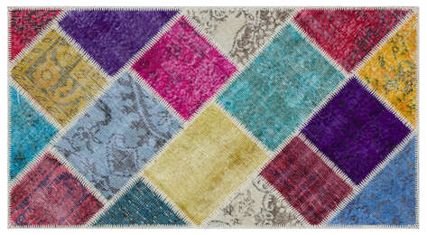 Apex Patchwork Unique Multi Naturel 31409 080 cm X 150 cm - 1