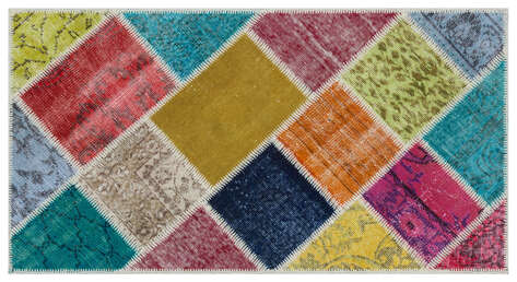 Apex Patchwork Unique Multi Naturel 31414 080 cm X 150 cm - 4