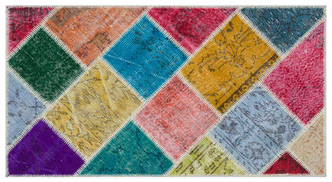 Apex Patchwork Unique Multi Naturel 31421 080 cm X 150 cm - 1