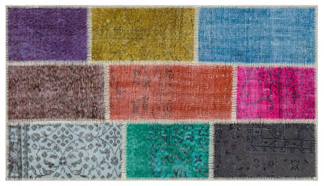 Apex Patchwork Unique Multi Naturel 31427 080 cm X 150 cm - 1