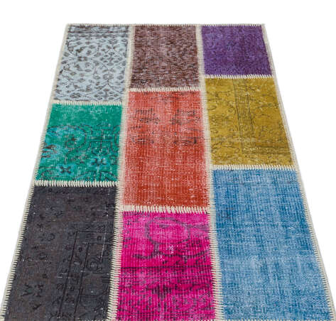 Apex Patchwork Unique Multi Naturel 31427 080 cm X 150 cm - 3