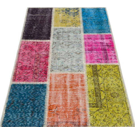 Apex Patchwork Unique Multi Naturel 31432 080 cm X 150 cm - 3