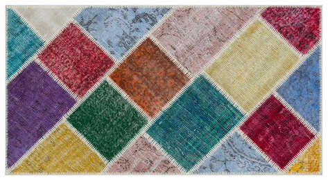 Apex Patchwork Unique Multi Naturel 31434 080 cm X 150 cm - 1