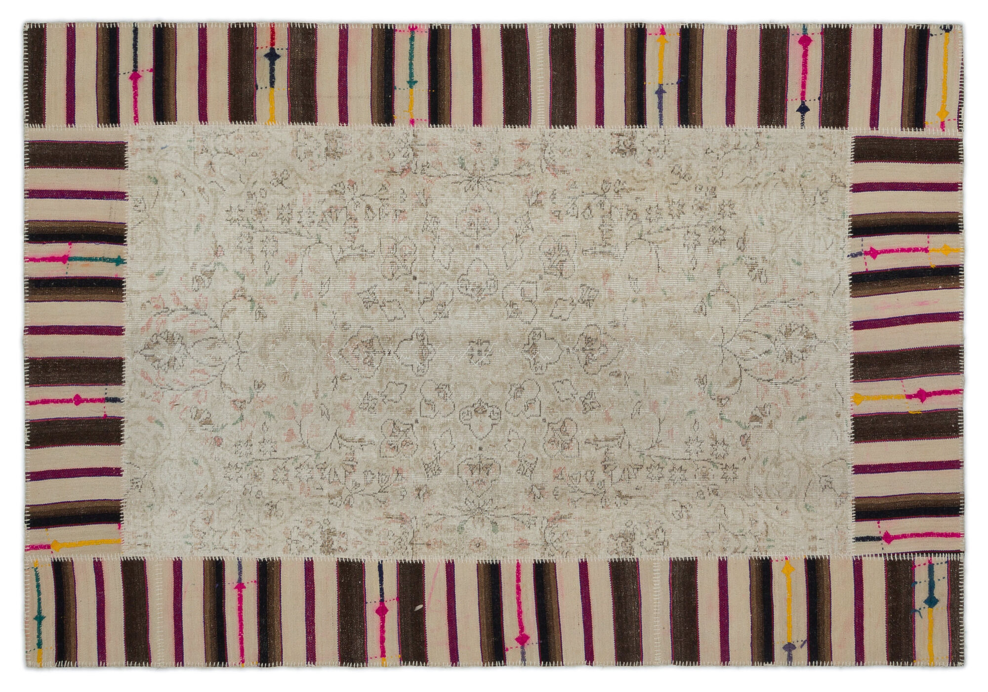 Apex Patchwork Unique Naturel 21736 187 cm X 278 cm