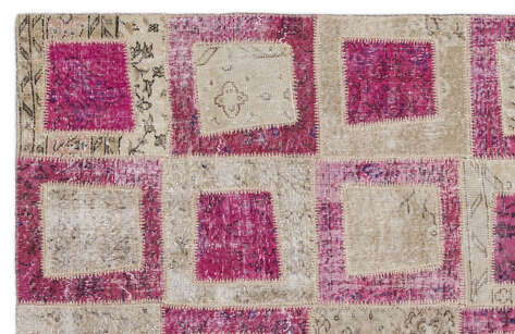 Apex Patchwork Unique Pembe 2022 160 cm X 230 cm - 2