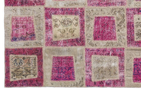 Apex Patchwork Unique Pembe 2022 160 cm X 230 cm - 4