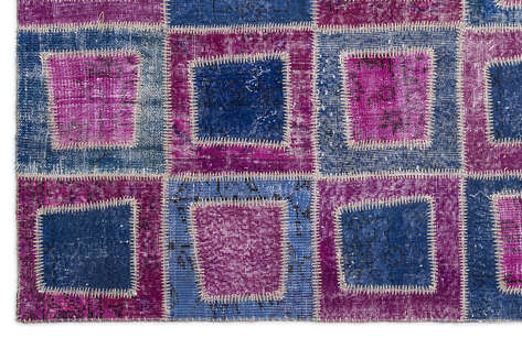 Apex Patchwork Unique Pembe 2037 160 cm X 230 cm - 4